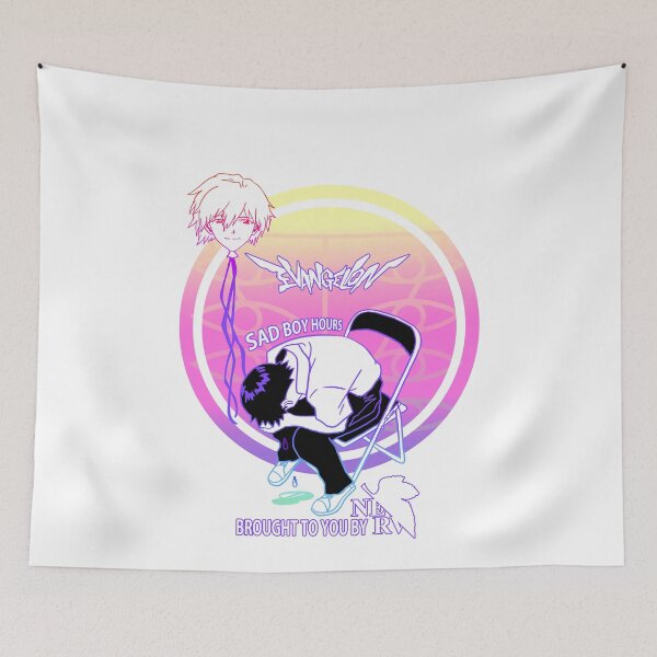 Item preview, NGE! Shinji Ikari chair Kaworu balloon SAD BOY HOURS VERSION designed and sold by angsty-angst.