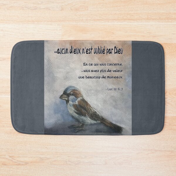 Item preview, Fragile little sparrow Luke 12:6, 7 | bible verse designed and sold by NathBros.