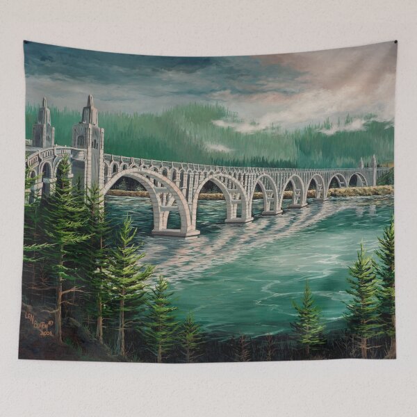 Item preview, Gold Beach Bridge designed and sold by Len Burton.