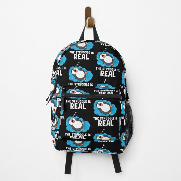 Item preview, Tired Penguin The Struggle Is Real Lazy Penguin Animal Lover designed and sold by mteehut.