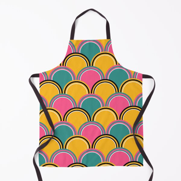 Artikelvorschau, Rosa, grünes und gelbes Mid-Century Modern-Muster entworfen und verkauft von DEC02.