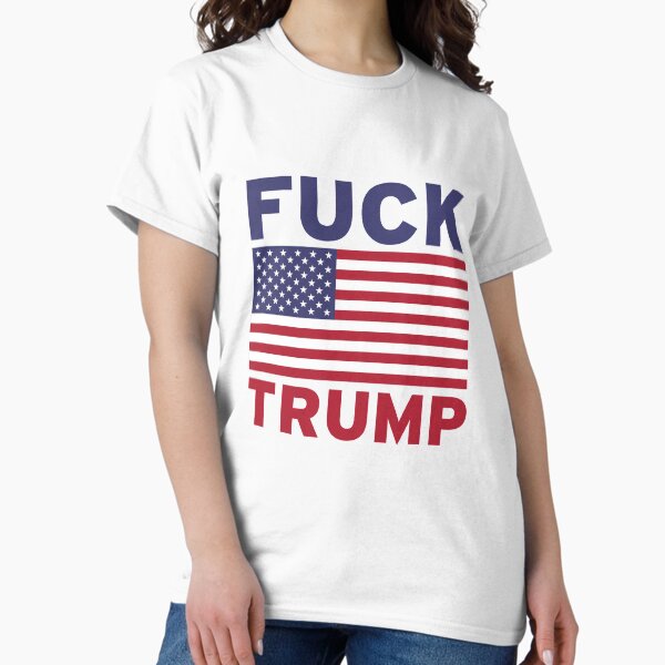 Vista previa del artículo con la obra «FUCK TRUMP», diseñado y vendido por genuin.