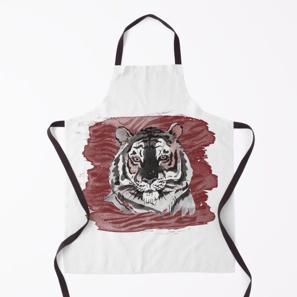 Item preview, White Tiger Abstract designed and sold by HappyLifeCreate.