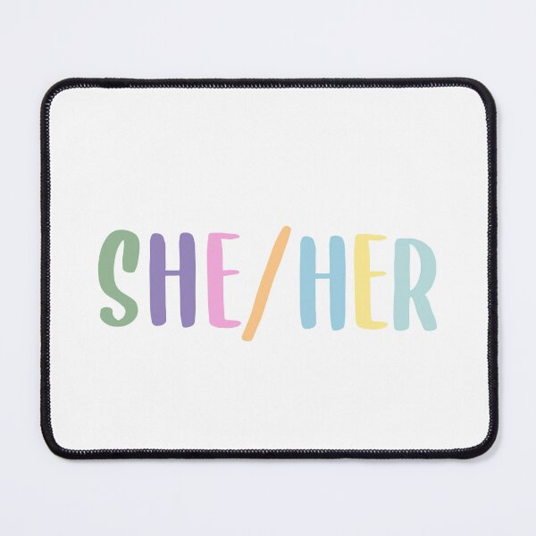 Item preview, She/Her pronouns designed and sold by Cass McGregor.