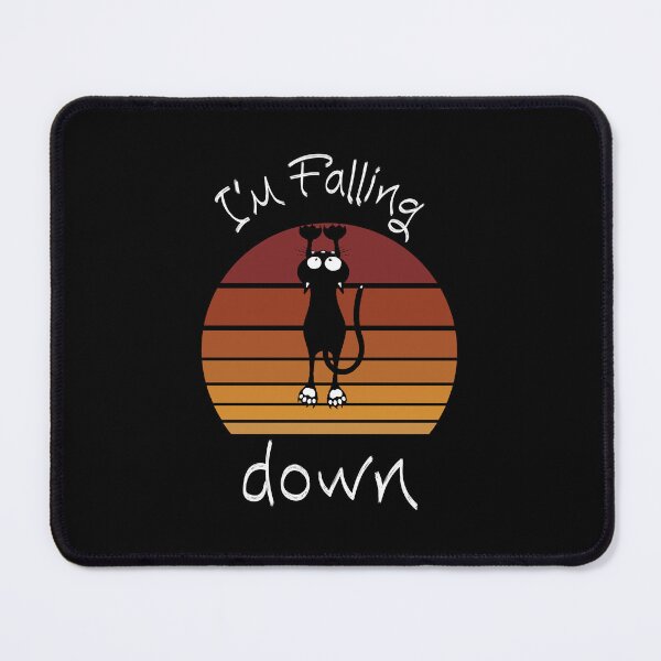 Item preview, Funny Cat I'm Falling Down Retro Vintage designed and sold by magicos1.