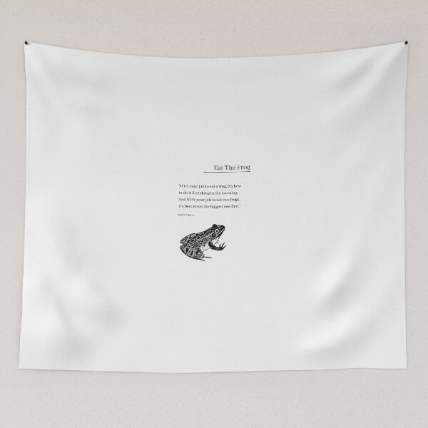 Item preview, Eat The Frog - Mark Twain  designed and sold by lumberjackalex.
