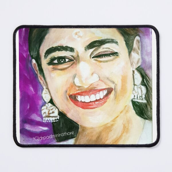 Item preview, Flirtatious wink VALENTINE'S DAY SPECIAL watercolor portrait designed and sold by drp24.