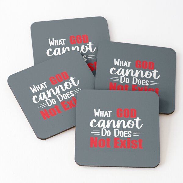 Item preview, What God Cannot Do Does Not Exist designed and sold by Jumieg.