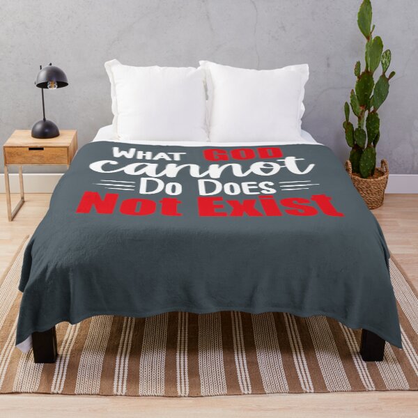 Item preview, What God Cannot Do Does Not Exist designed and sold by Jumieg.