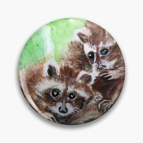 Item preview, Cute racoon tattlers planning mischief designed and sold by drp24.