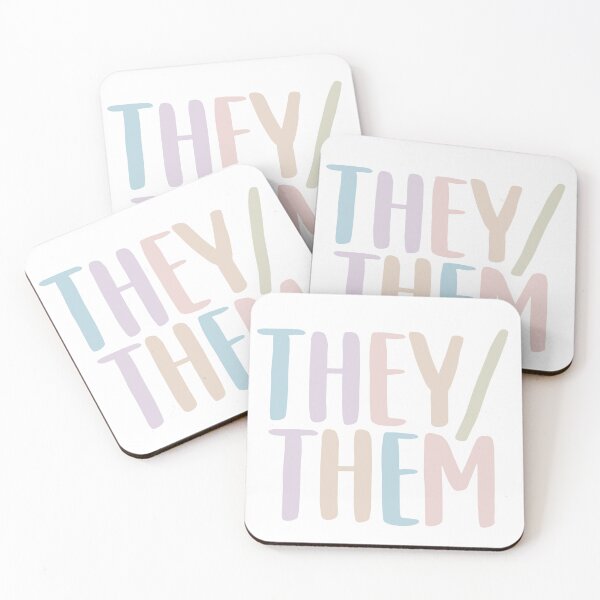 Item preview, They/Them pronouns  designed and sold by Cass McGregor.