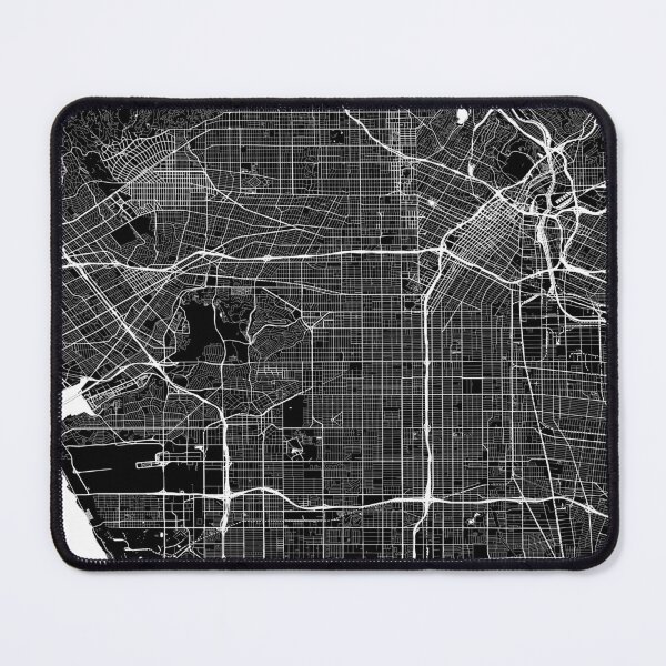 Item preview, Los Angeles, CA, City Map - Black designed and sold by helloadventure.