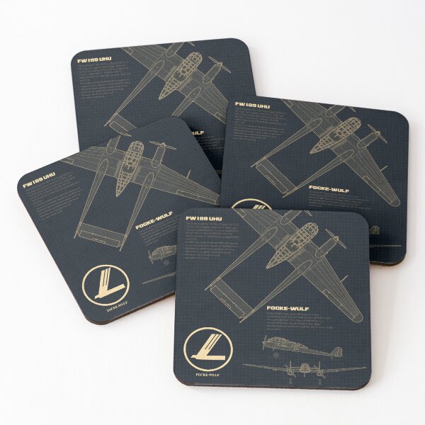 Item preview, Focke-Wulf FW 189 UHU Vintage WW2 Blueprint designed and sold by worldwarvintage.
