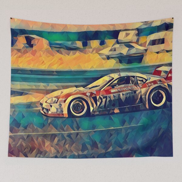 Item preview, Toyota Supra SARD GT LM Le Mans 1995 Poster - Iconic JDM Racing Art designed and sold by Road To Track.