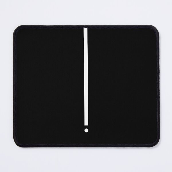 Item preview, Just a line with a dot in white designed and sold by AlfabetDesign.