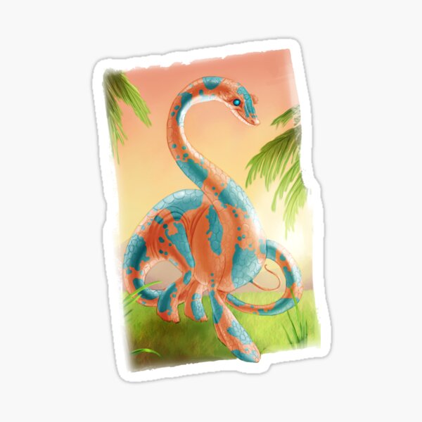 Colourful dinosaur Sticker