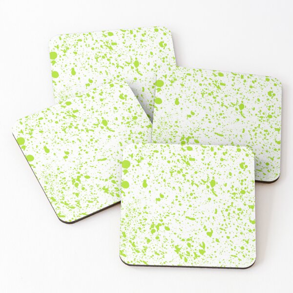 Item preview, Grunge Green Ink Splatter Texture Blotches designed and sold by Prawny.