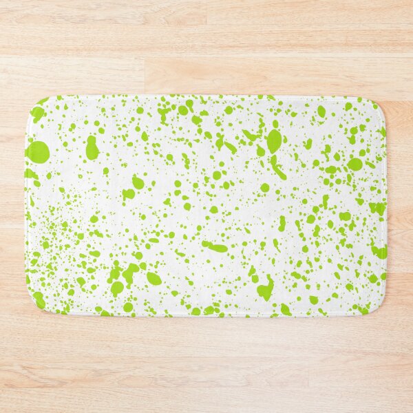 Item preview, Grunge Green Ink Splatter Texture Blotches designed and sold by Prawny.