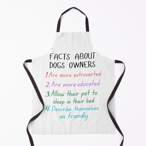 Item preview, funny facts about dogs owners and great gift dogs lover designed and sold by salahnewdesign.