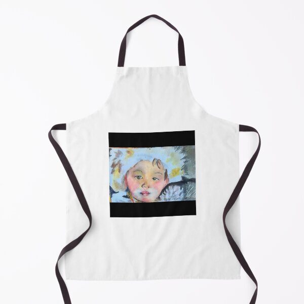 Item preview, Child watercolor portrait 2 designed and sold by drp24.