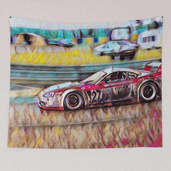 Item preview, Toyota Supra Le Mans Poster – SARD GT LM Classic Racing Art designed and sold by Road To Track.