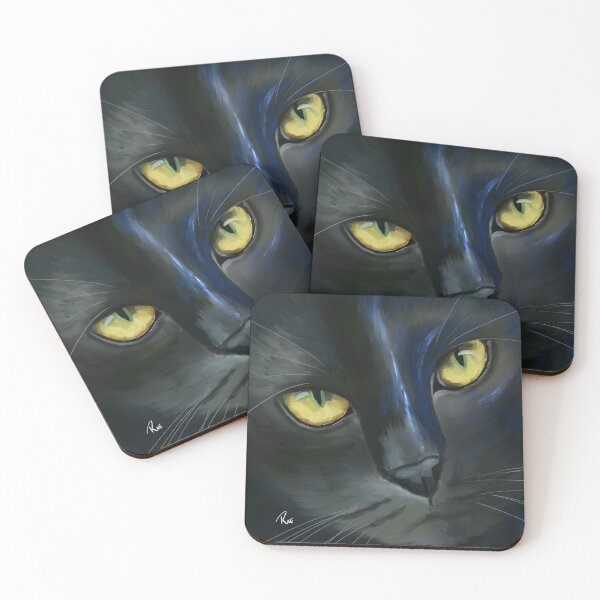 Item preview, Black cat designed and sold by Daizi Rae.