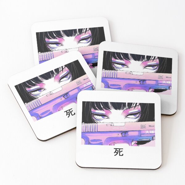 Item preview, Anime Eyes Death in japanese shi Kanji 死 designed and sold by PourElla.
