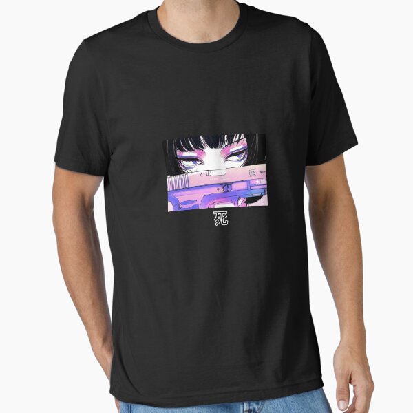 Item preview, Anime Eyes Death in japanese shi Kanji 死 designed and sold by PourElla.