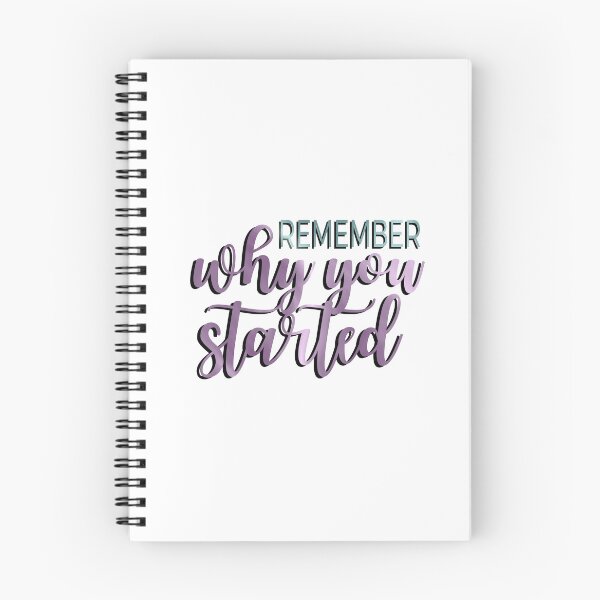 Item preview, Remember Why You Started Inspirational and Motivational Quote designed and sold by hanyj732.