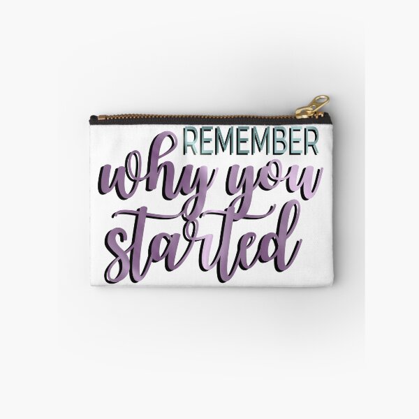 Item preview, Remember Why You Started Inspirational and Motivational Quote designed and sold by hanyj732.