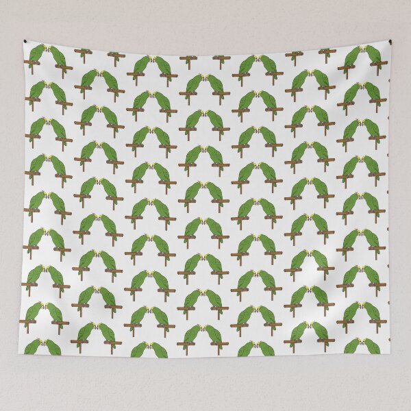 Item preview, Crazy Bird Lady with Yellow-crowned Amazons designed and sold by Laughing Parrot Studio.