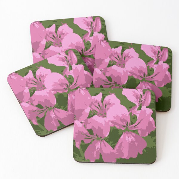 Item preview, Pink Geranium (Pelargonium) Flowers Illustration designed and sold by Douglas E. Welch Design and Photography.