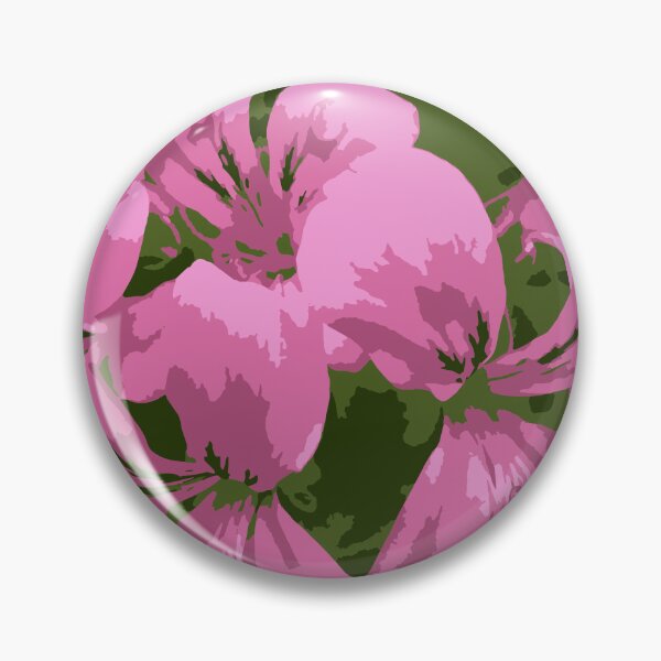 Item preview, Pink Geranium (Pelargonium) Flowers Illustration designed and sold by Douglas E. Welch Design and Photography.