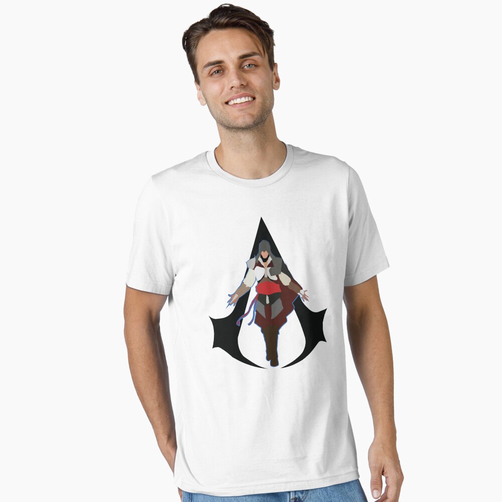 Vista previa del artículo con la obra «Camiseta esencial», diseñado y vendido por SilhouettePop.