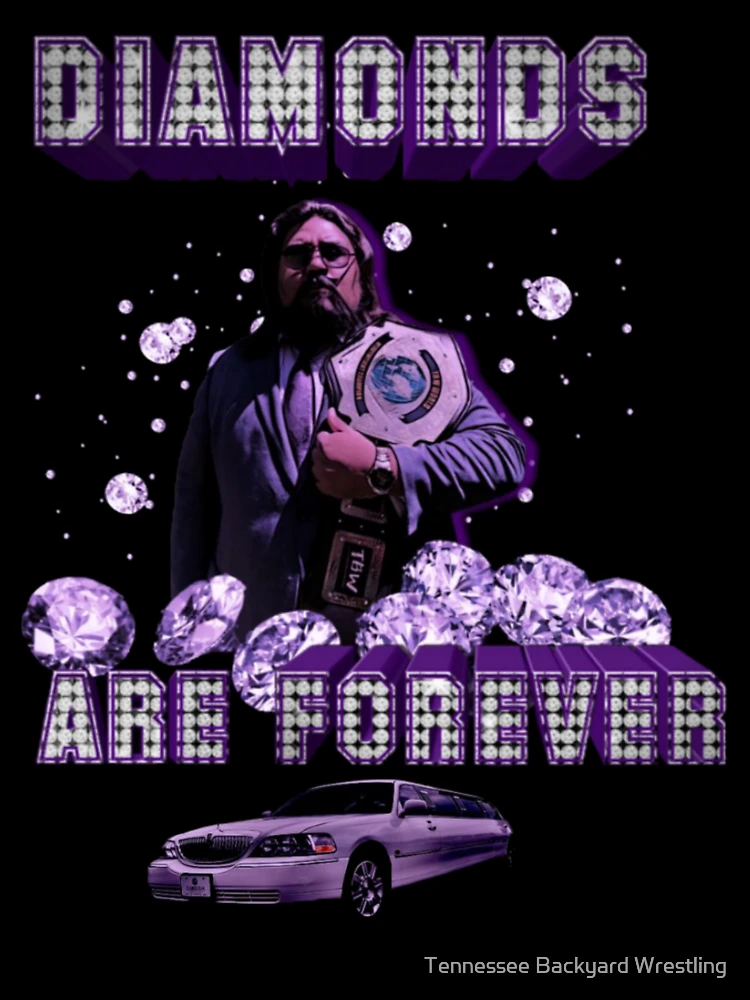 Thumbnail 7 of 7, Oversized T-Shirt, Diamond Are Forever || Gage Flair Merchandise designed and sold by Tennessee Backyard Wrestling.