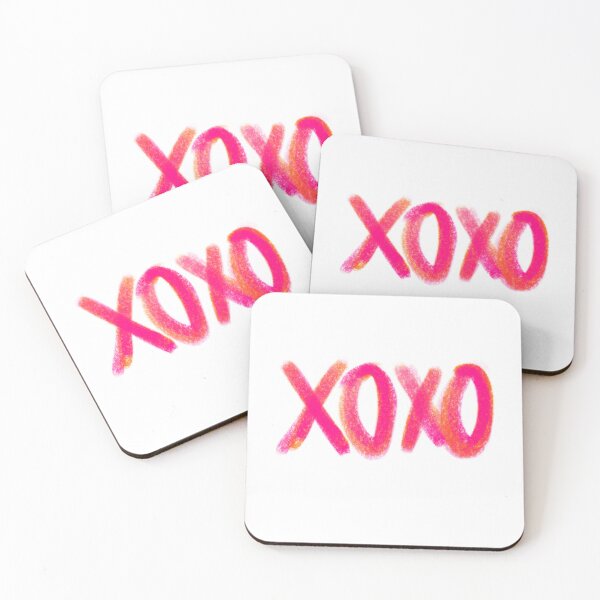 Item preview, Orange and Pink XOXO  designed and sold by PreppyPalace.