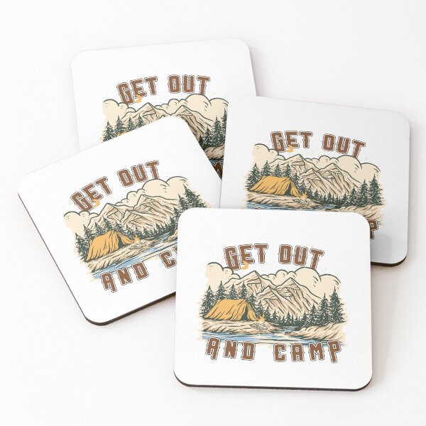 Item preview, Get out and Camp designed and sold by GamerGeekMedia.