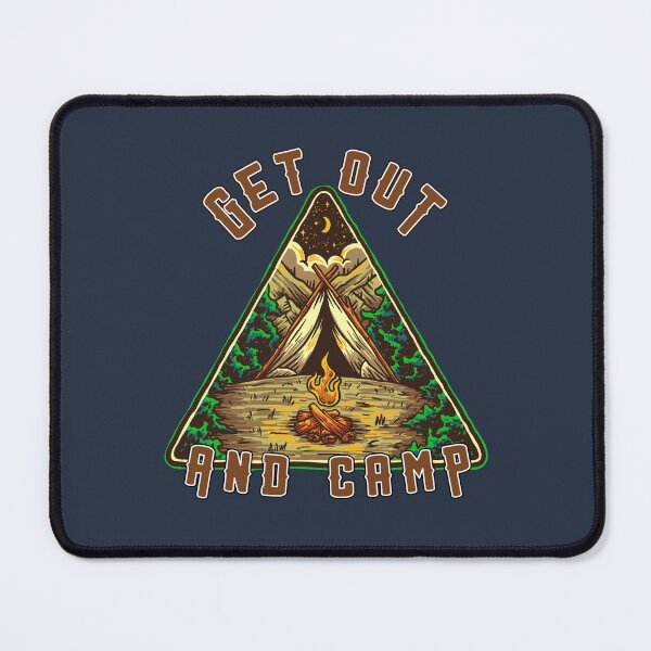 Item preview, Get out and Camp designed and sold by GamerGeekMedia.