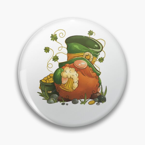 Item preview, St Patrick's Day Gnome Driking Beer designed and sold by Basti09.