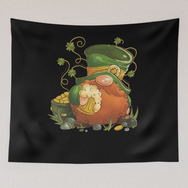 Item preview, St Patrick's Day Gnome Driking Beer designed and sold by Basti09.