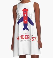 Royal Travel A-Line Dress