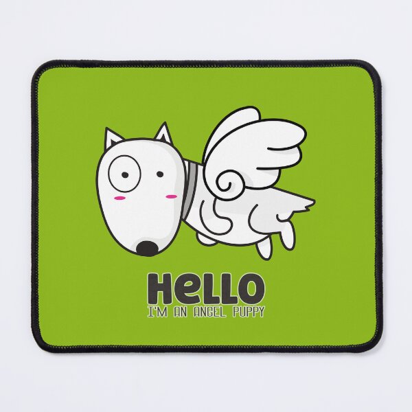 Item preview, Hello I'm angel puppy - funny quotes designed and sold by VichallanStudio.