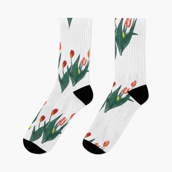 Item preview, Tulips. Paper illustration designed and sold by kira-culufin.