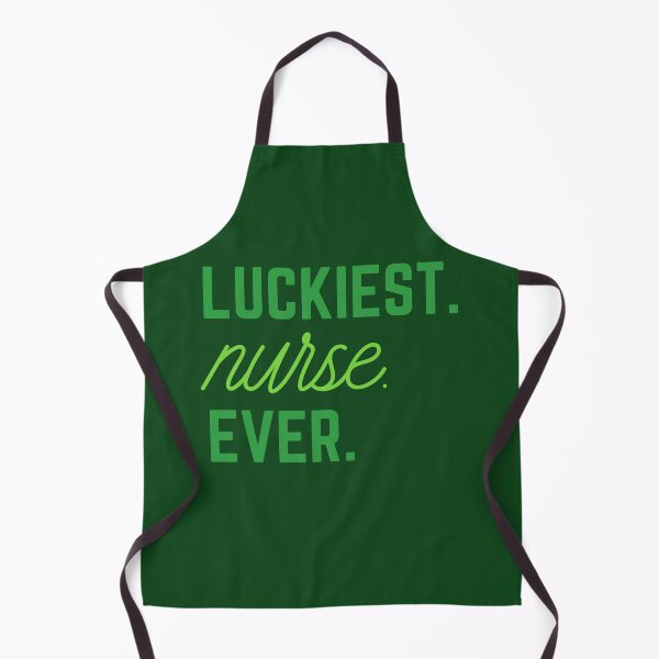 Item preview, Luckiest Nurse Ever | Funny St Patricks Day Saying | Shamrock Green Clover designed and sold by MiaDelelai.