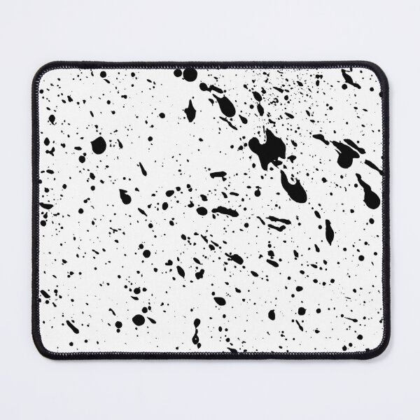 Item preview, Grunge Black Ink Splatter Texture Blotches designed and sold by Prawny.