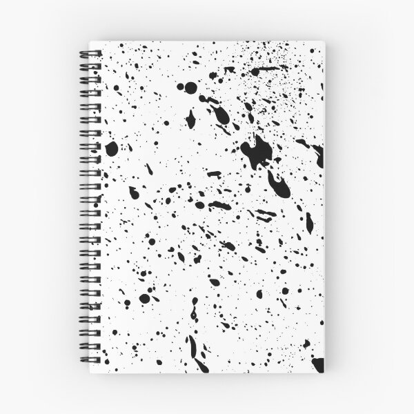 Item preview, Grunge Black Ink Splatter Texture Blotches designed and sold by Prawny.