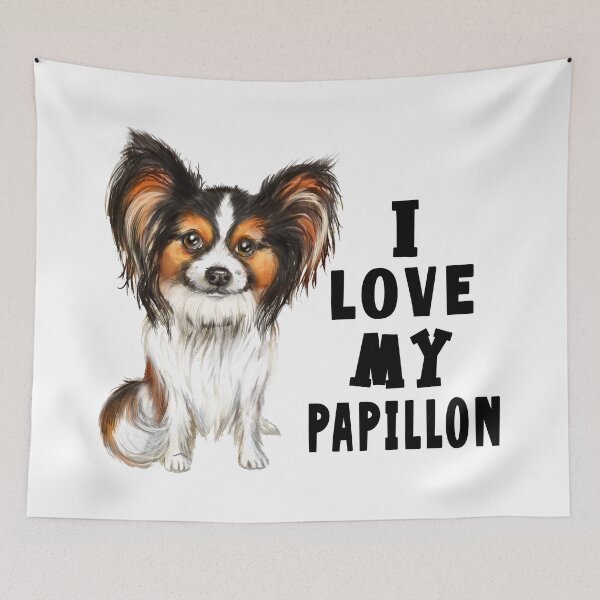 Item preview, I Love My Papillon|Papillon Dog designed and sold by yousseftalat2.