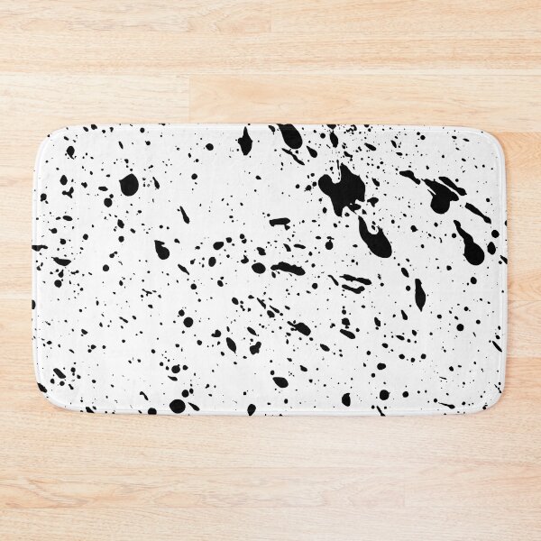 Item preview, Grunge Black Ink Splatter Texture Blotches designed and sold by Prawny.