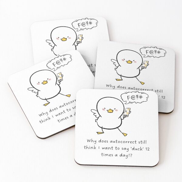 Item preview, Quacky Autocorrect designed and sold by Caitlin Barlow-VanMeter.