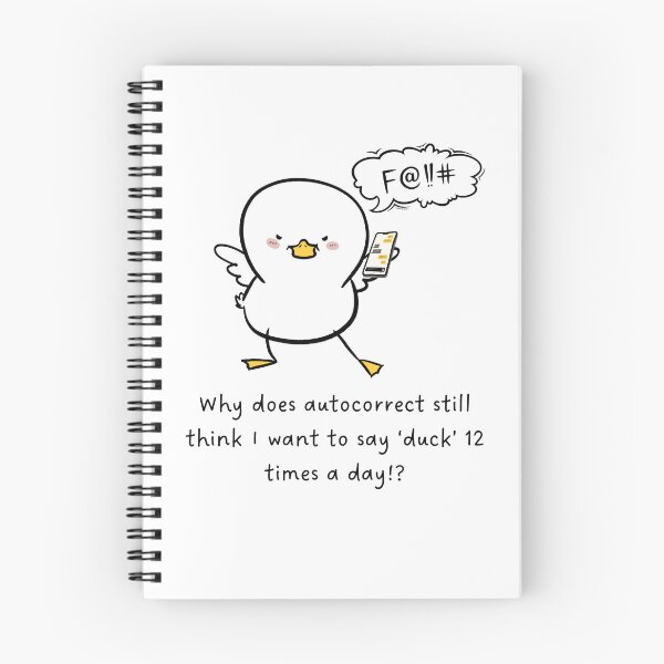 Item preview, Quacky Autocorrect designed and sold by Caitlin Barlow-VanMeter.